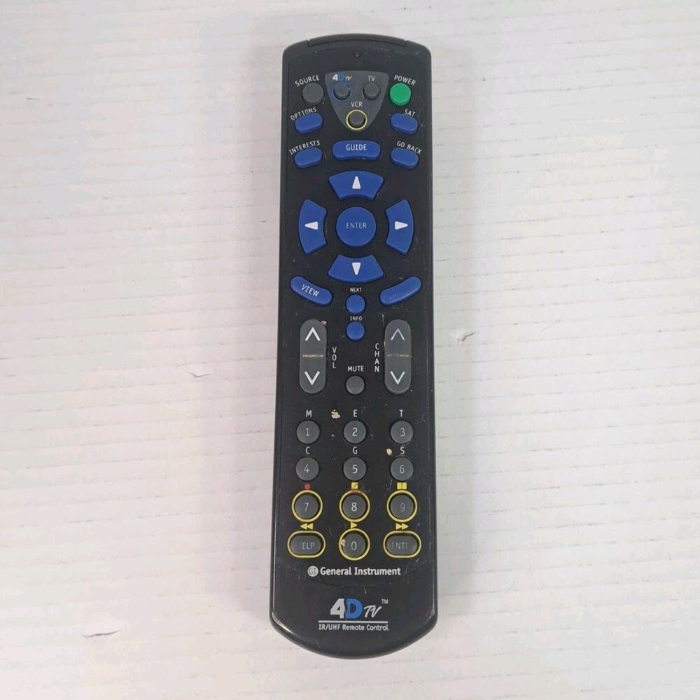 Motorola General Instrument 4DTV IR/UHF UNRC-20 Remote Control MC69 Satellite
